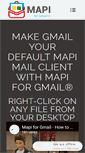 Mobile Screenshot of mapi4gmail.com