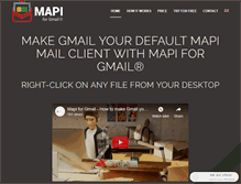 Tablet Screenshot of mapi4gmail.com